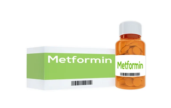 Metformina Medicina - concepto de medicación — Foto de Stock