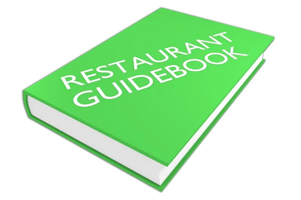 Restaurang guidebok - turism koncept — Stockfoto