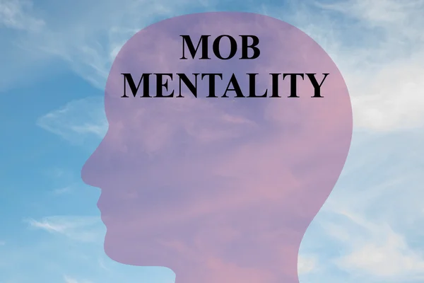 Mob Concepto de mentalidad — Foto de Stock