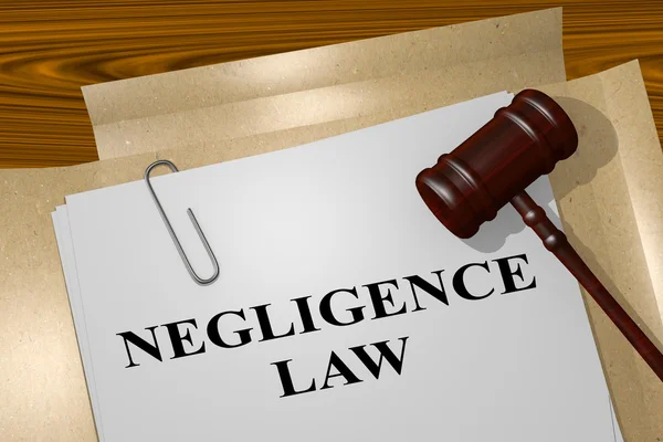 Negligence Law legal concept — Stock Photo, Image