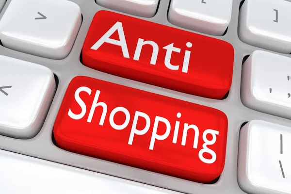 Concept Anti Shopping — Photo