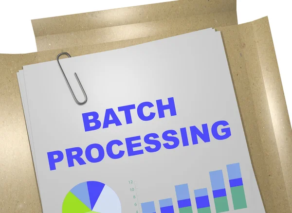 Batch Processing concept — Stock Photo, Image