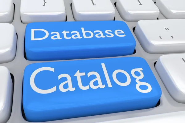 Databasen katalogen koncept — Stockfoto