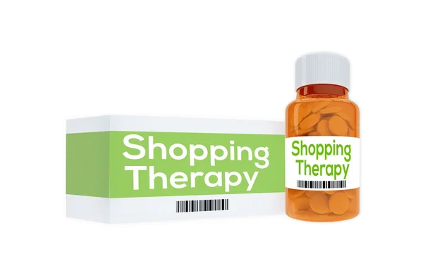 Shopping Therapy concept — Stock Photo, Image