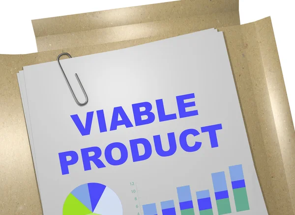 Concepto de negocio de producto viable —  Fotos de Stock