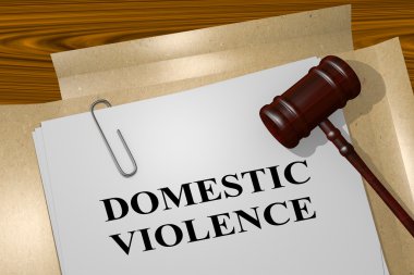 Domestic Violence concept clipart
