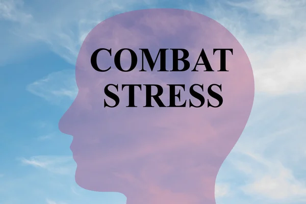 Kampf gegen Stress mentales Konzept — Stockfoto