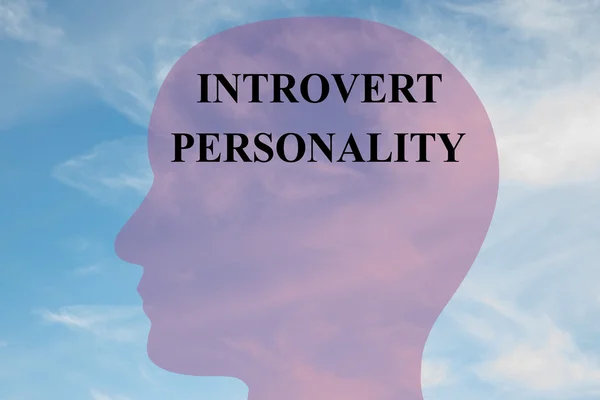 Introvert Personality mental concept — Stock Photo, Image