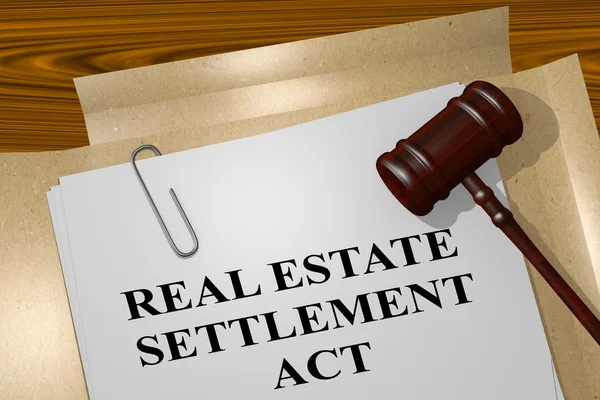 Real Estate Settlement ACT concept — Stock Photo, Image
