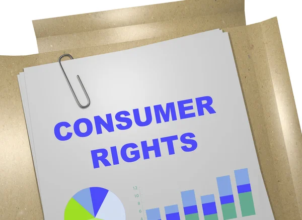 Concepto de derechos del consumidor —  Fotos de Stock