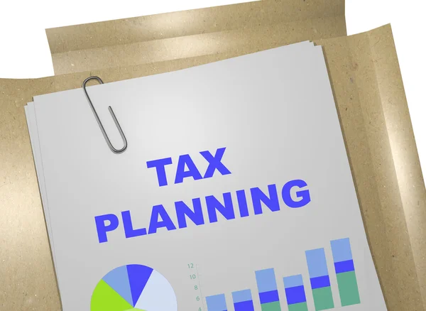 Fiscale planning concept — Stockfoto