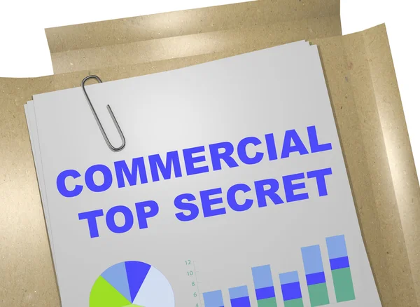 Concepto comercial Top Secret — Foto de Stock