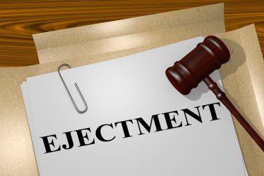 Ejectment - legal concept clipart