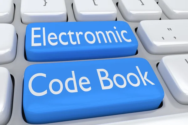 Elektronik kod kitabı kavramı — Stok fotoğraf