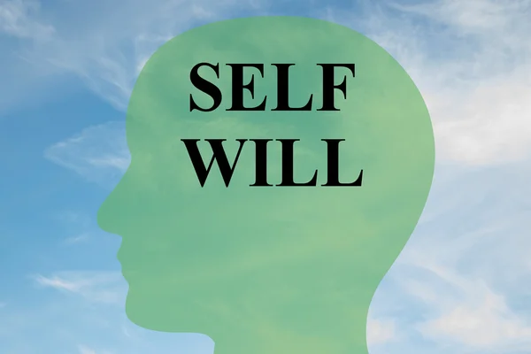 Self, Will - mentális koncepció — Stock Fotó