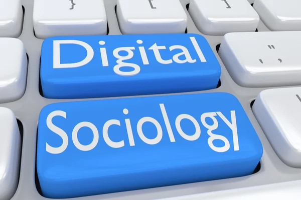 Concetto di sociologia digitale — Foto Stock