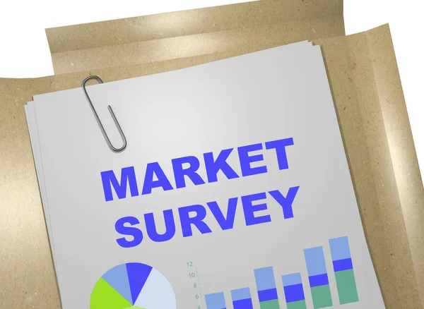 Market Survey concept — Stock Photo, Image