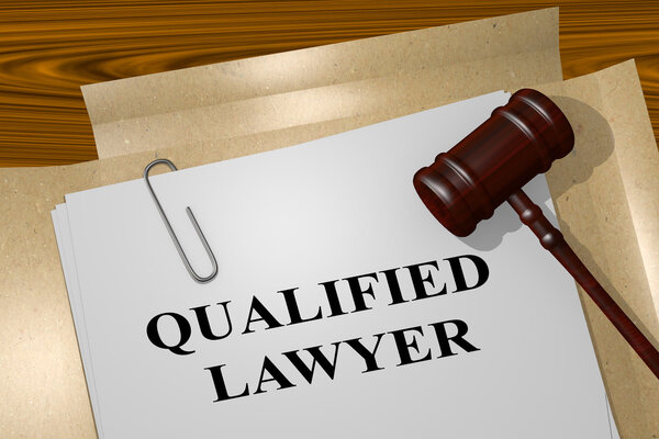 Qualified Lawyer - legal concept