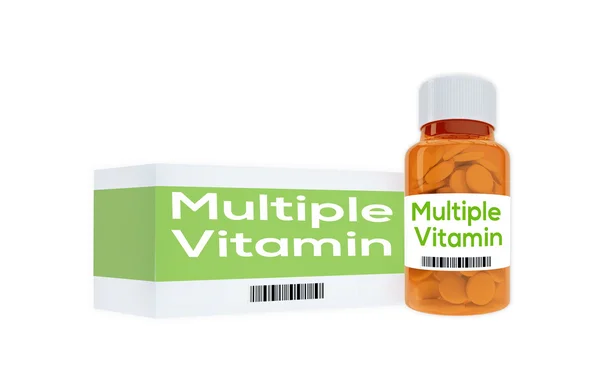 Vitamina multipla - concetto medico — Foto Stock