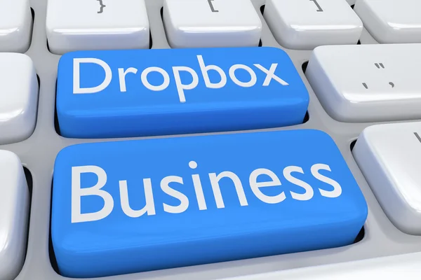 Concepto de Dropbox Business — Foto de Stock