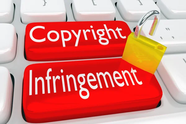 Copyright Infringement concept — Stock Photo, Image