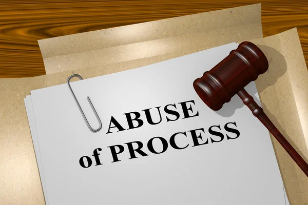 Abuse of Process - legal concept — Stock Photo, Image