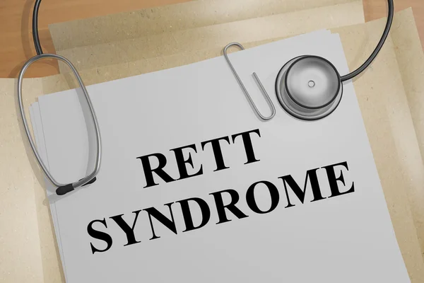 Rett Sendromu - tıp kavramı — Stok fotoğraf