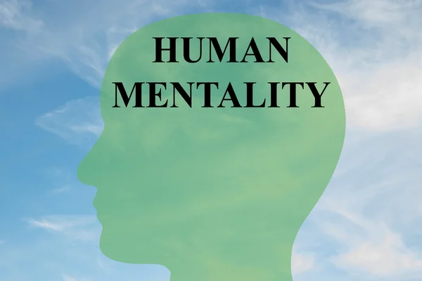 Menschliche Mentalität - mentales Konzept — Stockfoto