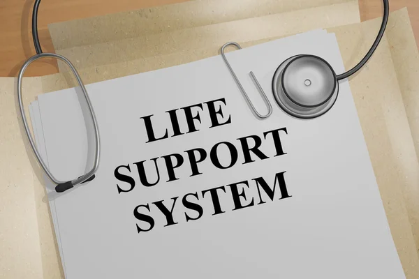 Lebenserhaltungssystem - medizinisches Konzept — Stockfoto