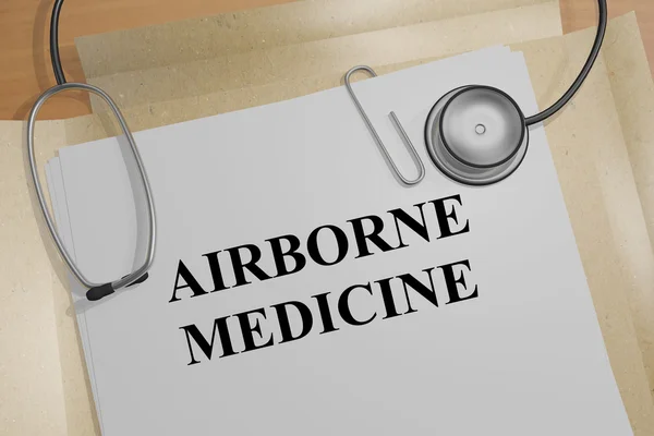 Airborne orvosi - egészségügyi koncepció — Stock Fotó