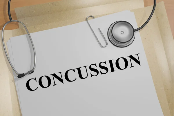 Concussion - medical concept — Stock Photo, Image