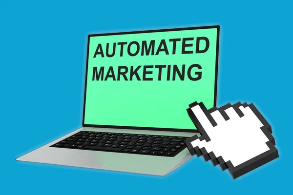 Automatisiertes Marketingkonzept — Stockfoto