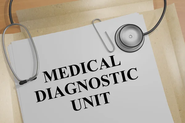 Concepto de unidad de diagnóstico médico — Foto de Stock