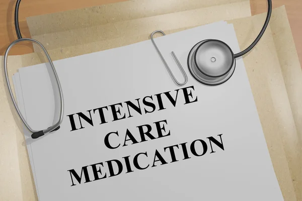 Medikamentenkonzept für Intensivpflege — Stockfoto