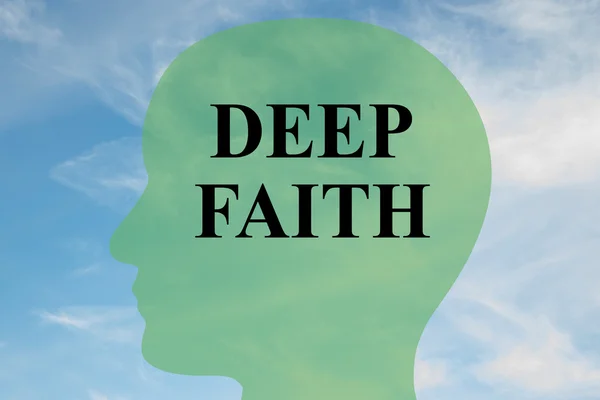 Deep Faith - concept mental — Photo