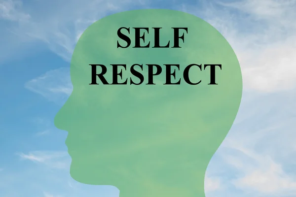 Self Respect - mental concept — Stock Photo, Image