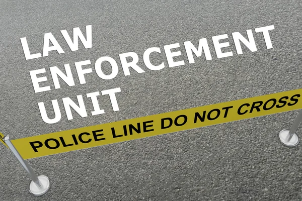 Law Enforcement Unit  title — Stock Photo, Image