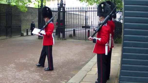 ロンドンの衛兵 — ストック動画