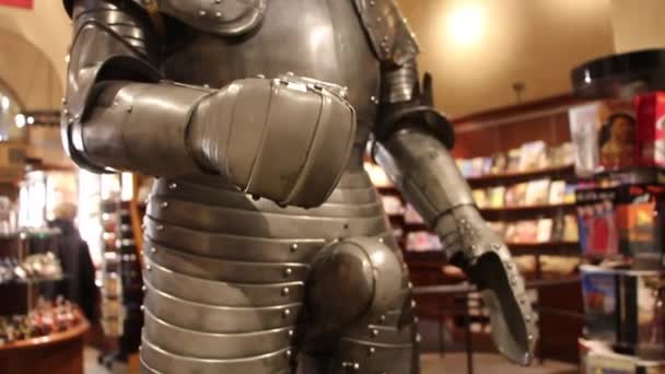 Armor suit — Stock Video