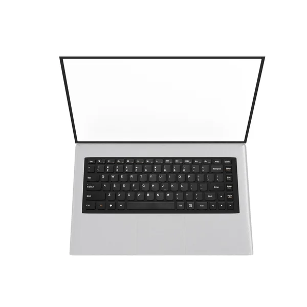 Top view of laptop — Stock Photo, Image