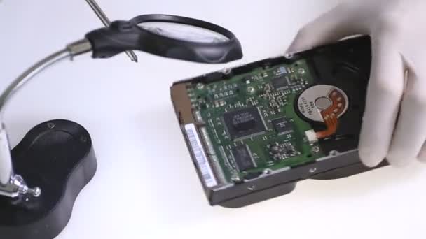 Reparing Damaged Hard Drive — Stock Video