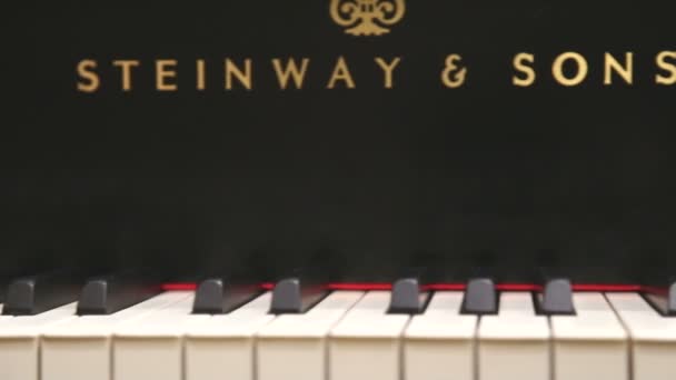 Steinway piano de cauda — Vídeo de Stock