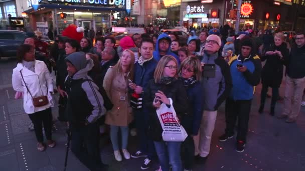 Tourists in in New York — Stock Video