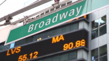 Broadway New York Times Square yakınındaki kotalar hisse senetleri