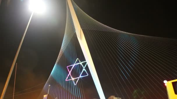 Jeruzalém akordy Bridge v noci