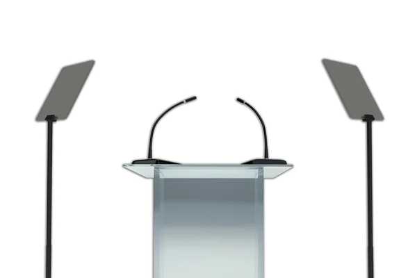 Podium set - Public speaking concept. — Stock Photo, Image