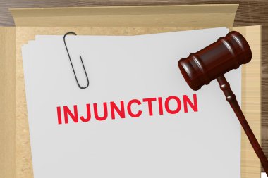 Injunction clipart