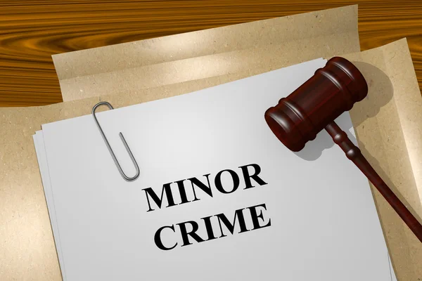 Minor Crime concept — Stock Photo, Image