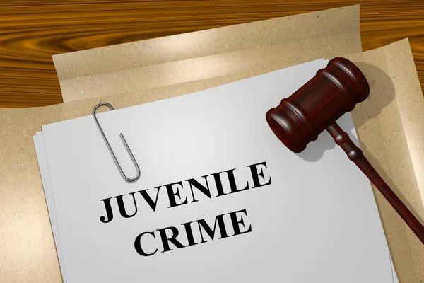 Juvenile Crime concept — Stock Photo, Image