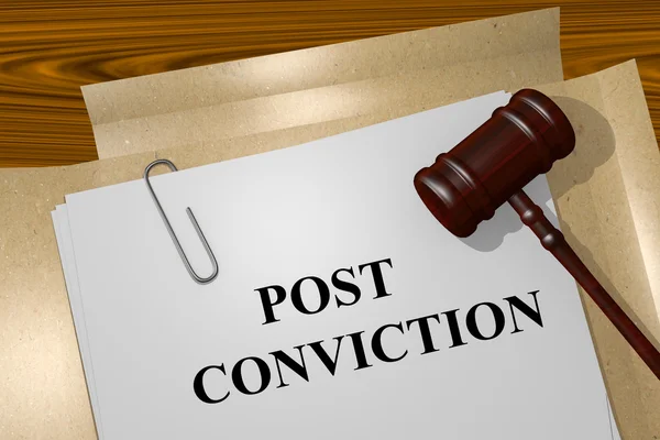 Konsep Post Conviction — Stok Foto